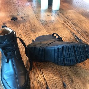 Men’s black leather Cole Haan boots